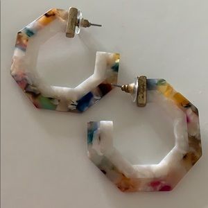 Multicolor Acrylic Hoops